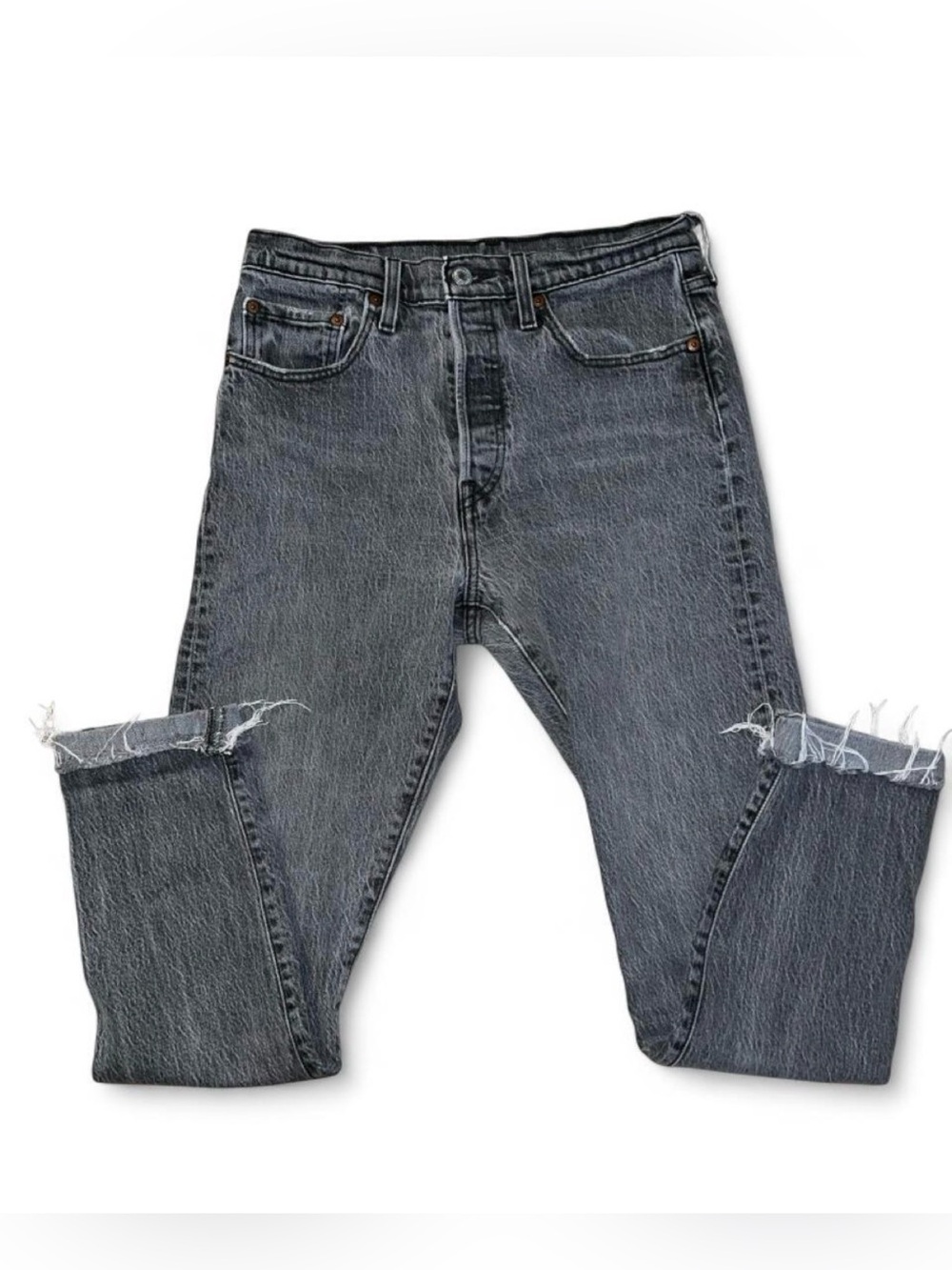 Levi's 501 Skinny Jeans with Frayed Hem